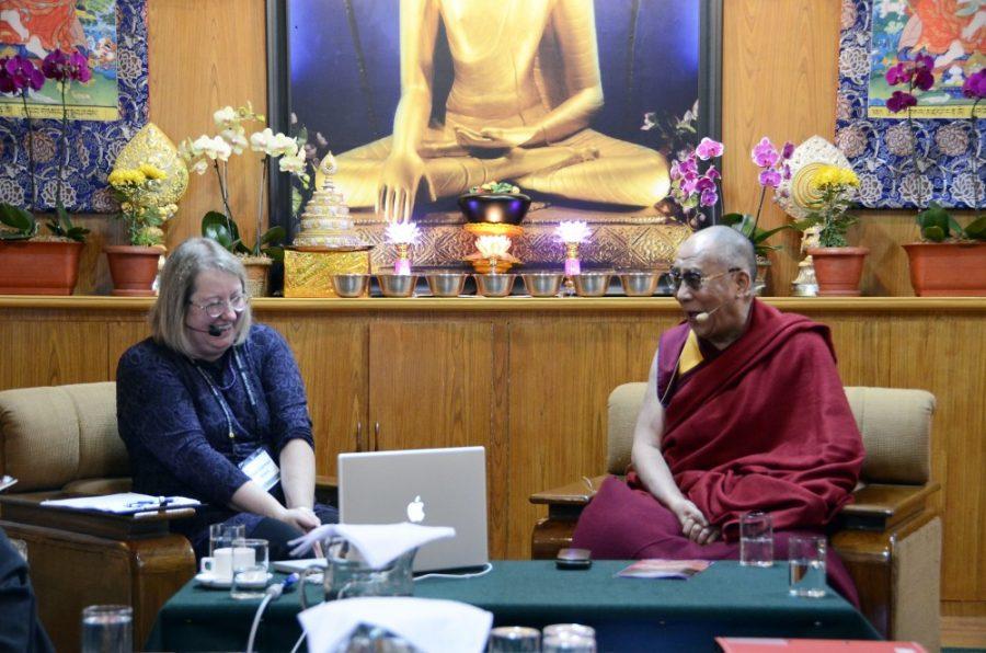 Professor+meets+with+Dalai+Lama