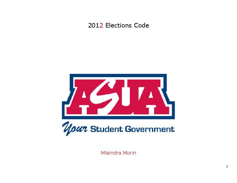 Updated: ASUA approves election code changes
