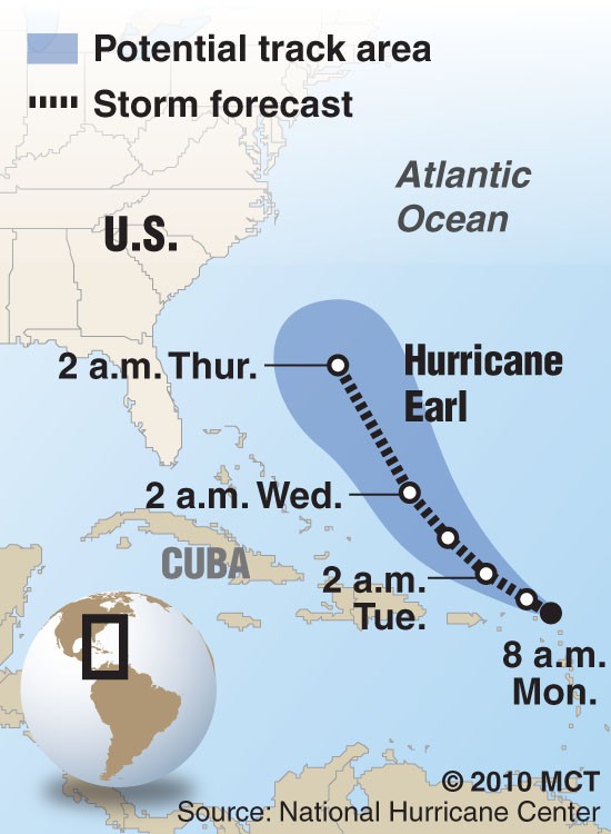 Map+locating+projected+path+of+Hurricane+Earl%2C+which+is+threatening+northern+Caribbean.+MCT+2010%0A%0A03000000%3B+17000000%3B+DIS%3B+krtdisaster+disaster%3B+krtnews%3B+krtweather+weather%3B+krtworld+world%3B+WEA%3B+krt%3B+2010%3B+krt2010%3B+mctgraphic%3B+03007000%3B+03007001%3B+03015001%3B+03015002%3B+krtcane+hurricane%3B+krtstorm+storm%3B+meteorology+meteorological+disaster%3B+natural+disaster%3B+windstorm+wind%3B+krtusnews%3B+krtnamer+north+america%3B+u.s.+us+united+states%3B+USA%3B+yingling%3B+krt+mct%3B+atlantic+ocean%3B+hurricane%3B+hurricane+earl%3B+map%3B+path%3B+projected%3B+storm%3B+track%3B+tropical+storm%3B+wind