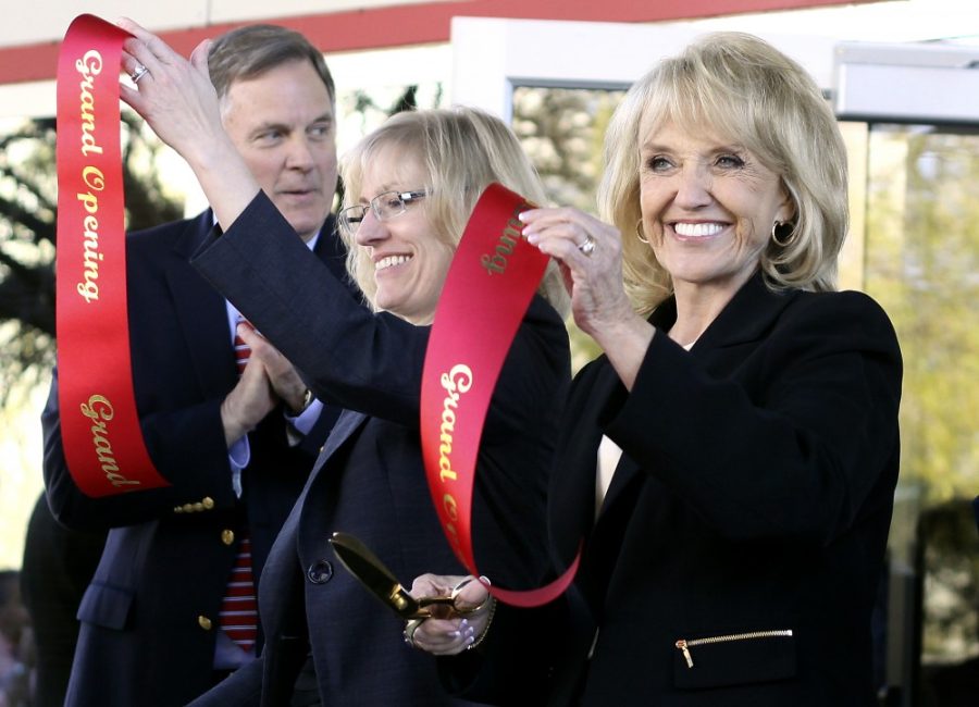 Will Ferguson / Arizona Daily Wildcat

Gov. Jan Brewer made an appearance for the official opening of the UA Center for Innovation at the UA Tech Park on Jan. 18, 2012. The Center for Innovation will help entrepreneurs with new business ventures.