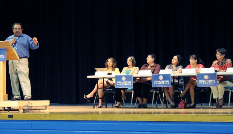 Organizing for America hosts a town hall meeting on health care reform with Congressman Raul Grijalva and other panelists at Sunnyside High School on Saturday, Sept. 5. 