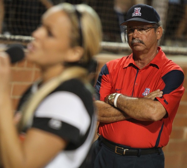 Mike Christy / Arizona Daily Wildcat

The UA softball team hosted the National All-Stars at Hillenbrand Stadium Monday, Oct. 4, 2010, in Tucson, Ariz. Several former Wildcat players including Jennie Finch and Chelsea Mesa took the field in a 9-0 UA loss.