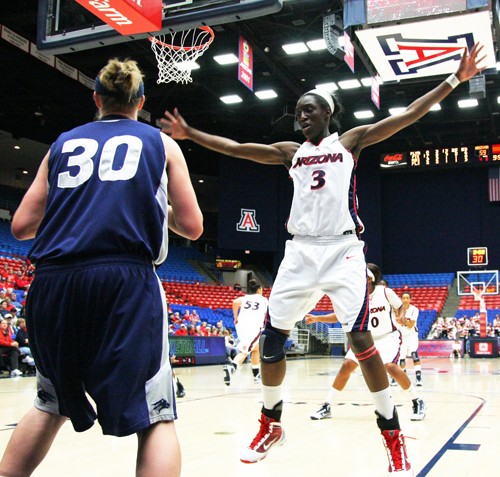 Gordon Bates / Arizona Daily Wildcat
UofA vs Nevada womens basketball