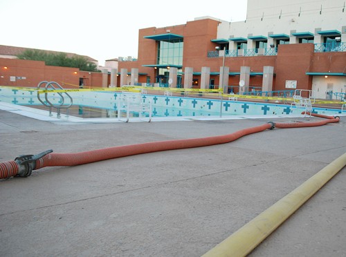 The pool at the UA Rec Center.

