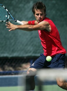 Liam Foley/ Arizona Daily Wildcat

The Arizona tennis team plays the Stanford tennis team