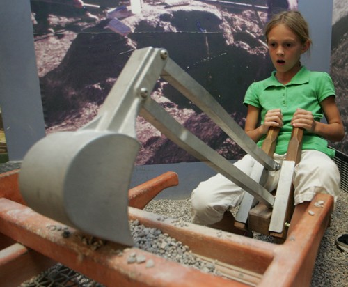 Mike Christy / Arizona Daily Wildcat

Emma Reilly, 8, works a scaled-down bucket digger at an exhibit Thursday in the Arizona History Museum on East 2nd Street. The museum, which is part of the Arizona Historical Society, operates Monday through Saturday from 10 a.m. to 4 p.m.