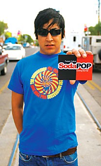 By night, Raul Michel can be seen working at one of the hippest clubs as a bar slingin bartender. By day, he is scoping out the downtown music scene for his new magazine Soda Pop.