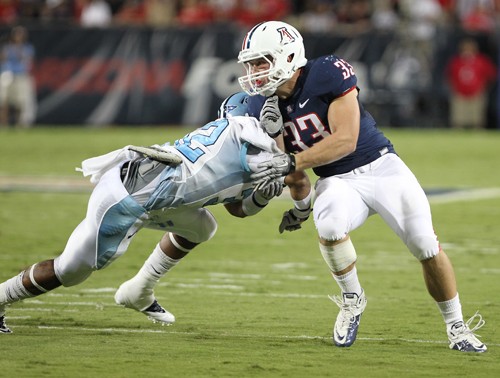 Mike Christy / Arizona Daily Wildcat

The Arizona Wildcats take on The Citadel Bulldogs Saturday, Sept. 11, 2010, at Arizona Stadium in Tucson Ariz. The Wildcats rolled the Bulldogs 52-6 to earn their second win of the season.