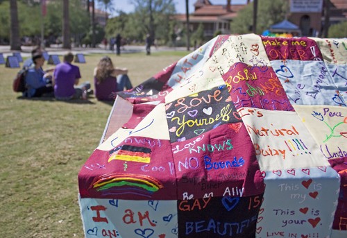 Hallie Bolonkin/ Arizona Daily Wildcat

Coming out day for LGBTQ community