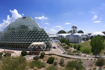 The Biosphere center in Oro Valley, Ariz. on Tuesday June 30, 2009. The biosphere is a research center where scientists gather information about the various climate and ecological systems on Earth. Giuseppe DeMasi/ Arizona Summer Wildcat