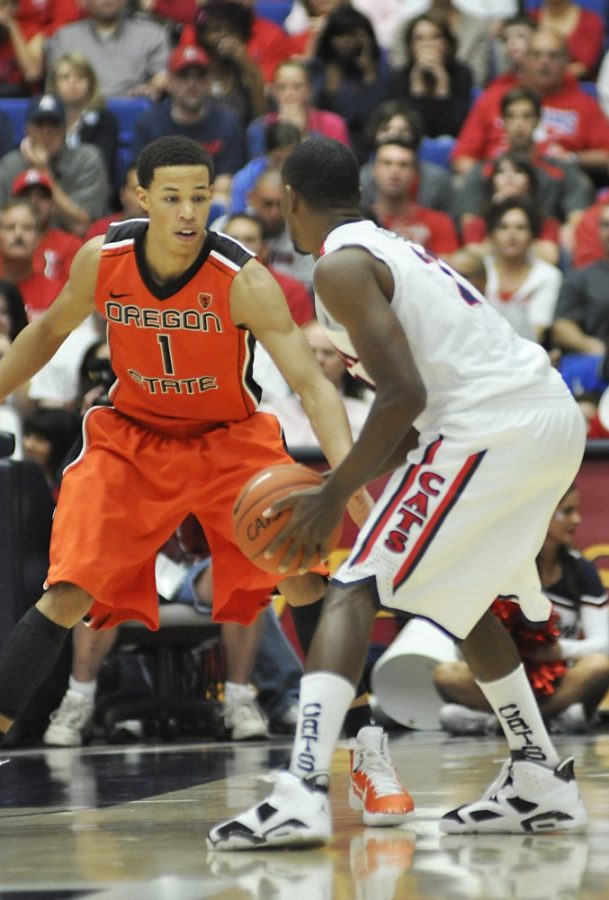 Ginny Polin / Arizona Daily Wildcat

No. 1 Oregon State guard Jared Cunningham is among one of the best in the country.