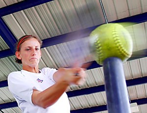 Freshman Jill Malina was the softball teams manager until a few weeks ago. Shes now a base runner and backup outfielder for the No. 3 Arizona softball team.