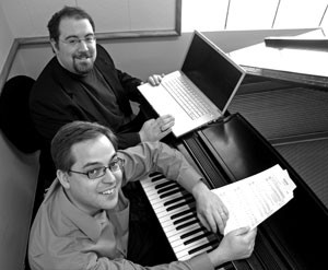 Pianist Michael Dauphinais and sound designer and audio artist Stephan Moore will perform at Holsclaw Hall tonight at 7.
