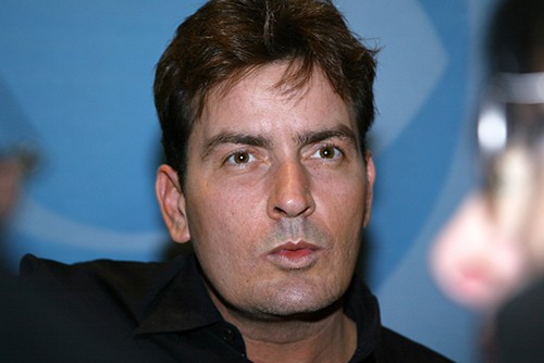 KRT STAND ALONE ENTERTAINMENT PHOTO SLUGGED: CBS-PRESSTOUR KRT PHOTO BY BARBARA BINSTEIN/ABACA PRESS (January 19) Charlie Sheen appears at the CBS session of the television critics winter press tour on Sunday, January 18, 2004. (lde) 2004