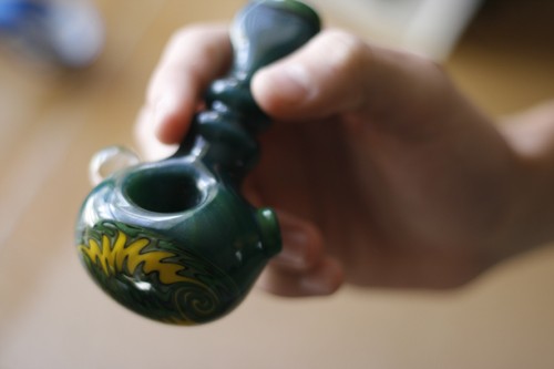 Amir Adib / Arizona Daily Wildcat


A glass pipe used for smoking marijuana.