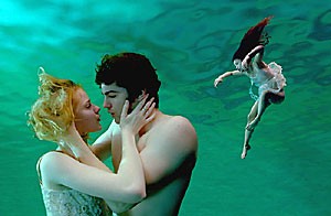 Across the Universe is a rock opera featuring songs by The Beatles. The film follows Jude (played by Jim Sturgess) as he travels to the United States in the 1960s to find his father.