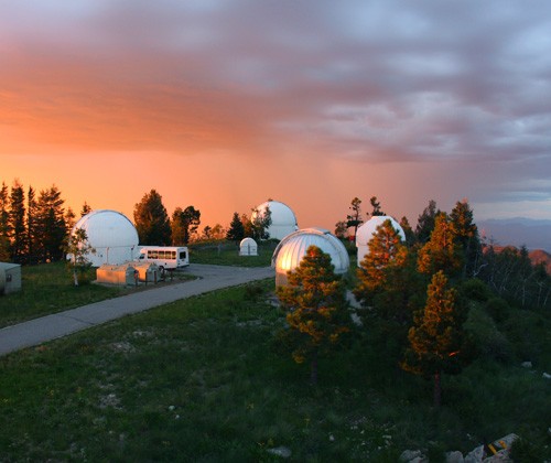 The UA Mount Lemmon SkyCenter is hosting an event tonight atop the mountain where audience members can view the Leonid Meteor Shower. The meteor shower is happening because the Earth is passing through the debris of a past comet. Debris and dust from the comet vaporizes in the Earth?s atmosphere and creates the illusion of ?shooting stars?. 