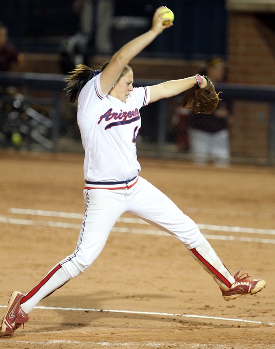Mike Christy / Arizona Daily Wildcat

The Arizona Wildcats softball team took on the Arizona State Sun Devils on Thursday, April 21, 2011, at Hillenbrand Stadium in Tucson, Ariz. A seventh-inning Sun Devil grand slam lifted the visitors to a 4-0 win.