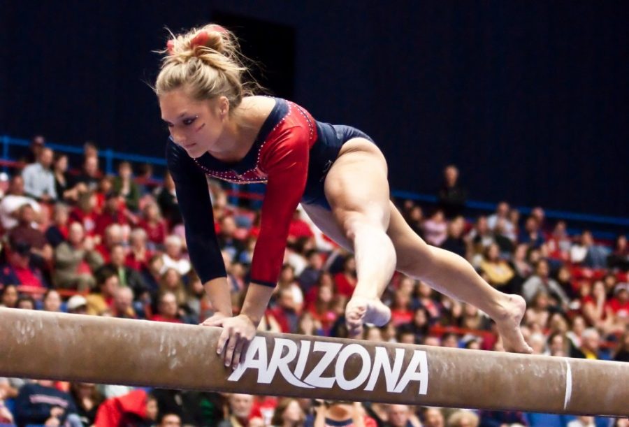Arizona gymnastics improving