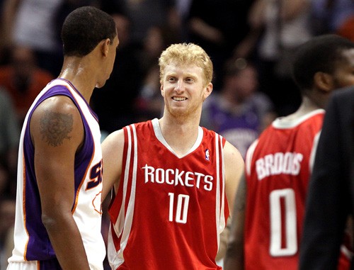 The Phoenix Suns beat the Houston Rockets 116-106 Sunday night at US Airways Center in Phoenix. The game featured three Wildcat basketball alumni with Houstons Jordan Hill and Chase Budinger, and the Suns Channing Frye getting playing time. (Mike Christy / Arizona Daily Wildcat)
