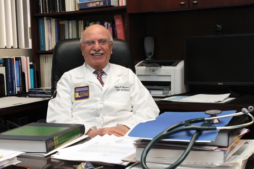 Lisa Beth Earle / Arizona Daily Wildcat

Dr. Fayez Ghishan, head of the department of pediatrics and director of the Steele Childrens Research Center, specializes in gastroenterology and nutrition. He and one of his associates, Pawel Kiela, PhD, are doing research on pre-mature aging.