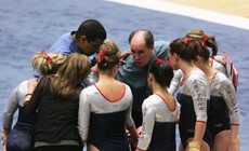 Liam Foley/ Arizona Daily Wildcat

The Arizona Gymcats defeat Brown and Wisconsin-Stout at McKale Center in Tucson, AZ.