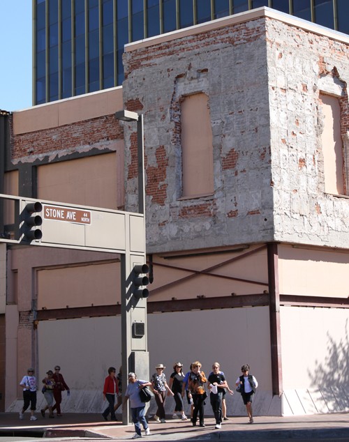 lisa beth earle/ Arizona Daily Wildcat

The Roy Place Building on the south-east corner of Stone and Pennington is the location for a proposed downtown UA campus.