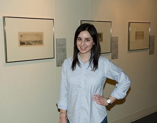 UA sophomore gets hands-on with curatorial debut