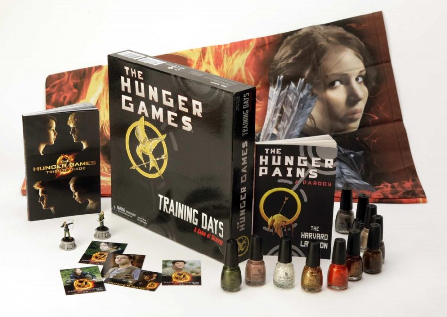 Hunger Games merchandise is widely available in the marketplace as Lionsgate has unlatched the floodgates on a tidal wave of licensed goods. (Lawrence K. Ho/Los Angeles Times/MCT)