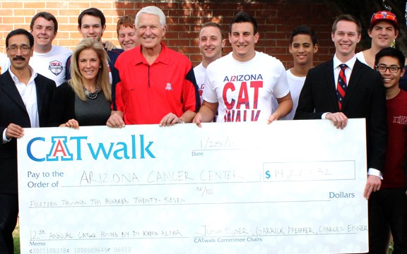 PIKE donates thousands to UA Cancer Center