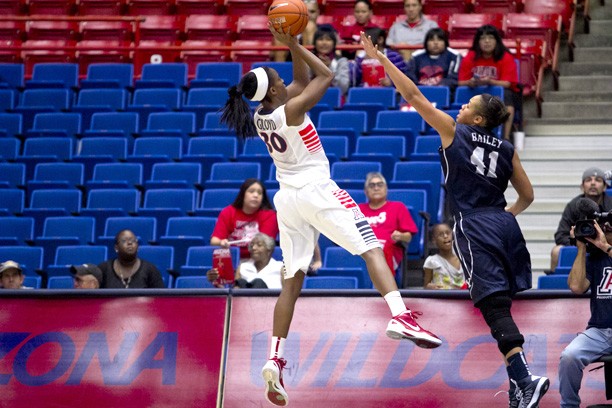 Tyler besh /  Arizona Daily Wildcat

Womens basketball falls to BYU