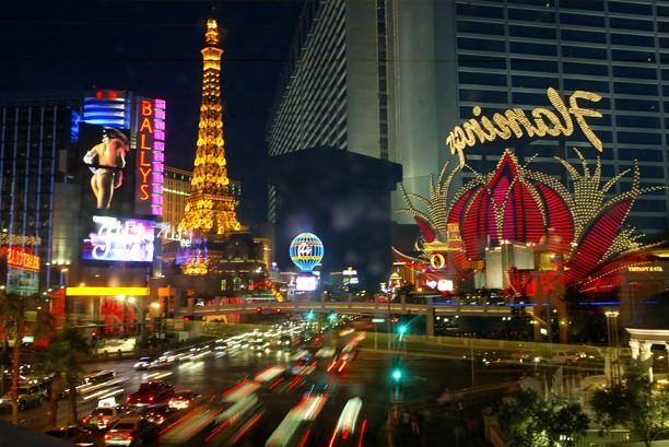 Las Vegas, Nevada, shown in this 2004 photograph, attracts millions of visitors every year to casinos and entertainment venues. It also attracts those who love to hate the city. (Genaro Molina/Los Angeles Times/MCT)
