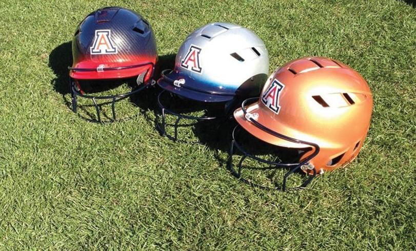 Arizona+Wildcats+softball+to+debut+copper+lid+helmet
