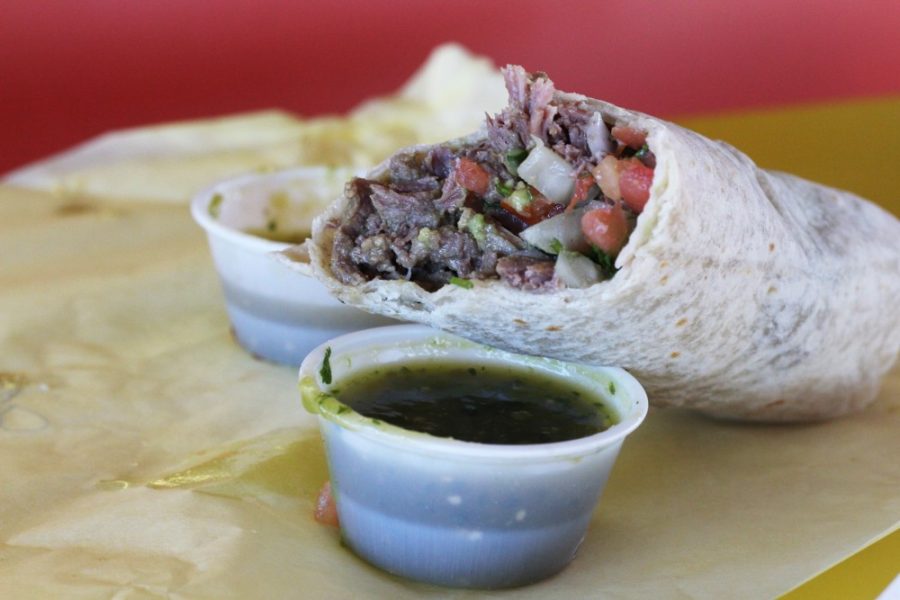 Amy Johnson / Arizona Daily Wildcat

Nicos Taco Shop on Campbell Avenue and Blacklidge Drive offers a classic carne asada packed with gaucemole, salsa, marinated beef and plenty of green sauce.