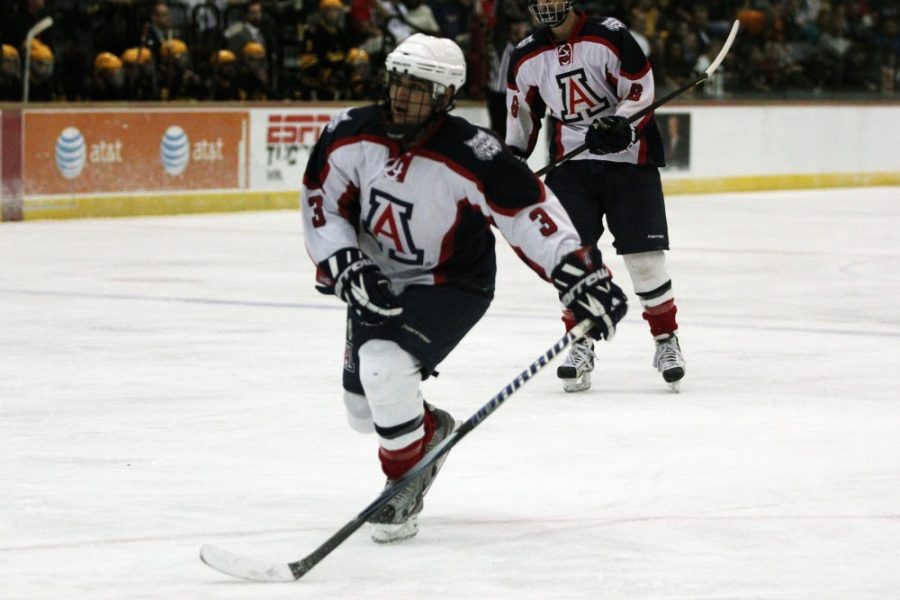 Kyle Wasson /  Arizona Daily Wildcat

UA Hockey played host to rival ASU, Nov. 2, at the Tucson Convention Center.