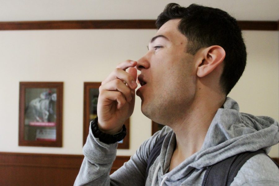 Photo Illustration by Mark Armao / The Daily Wildcat

Practicing good cough etiquette is one of the flu-prevention techniques suggested by doctors.




