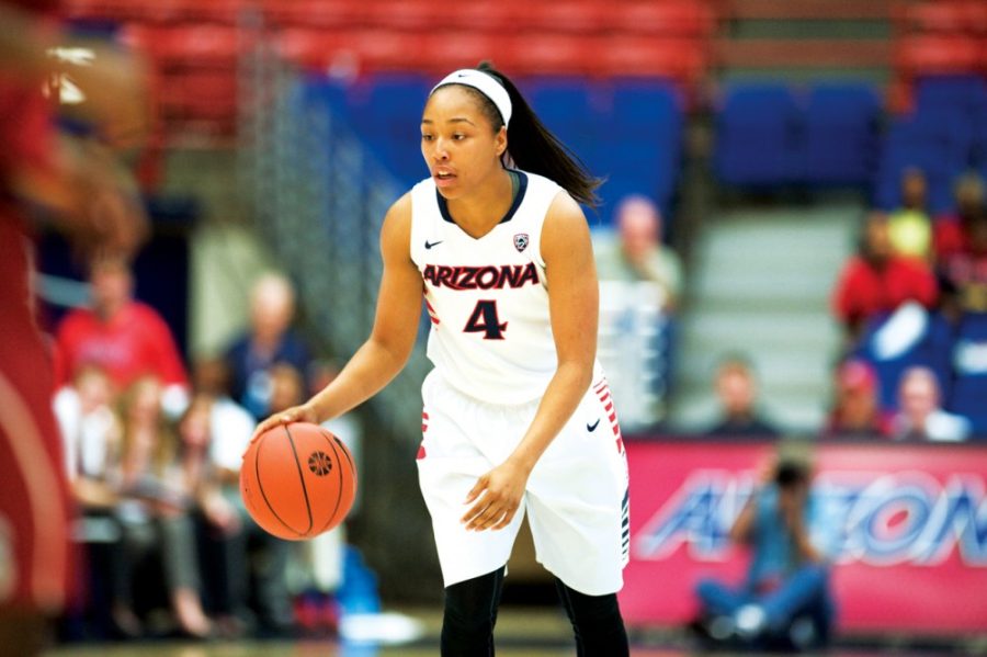 Carlos Herrera/ The Daily Wildcat

Senior Carissa Crutchfield is at risk of missing her last weekend of games in McKale due to an ankle injusry last weekend. 
