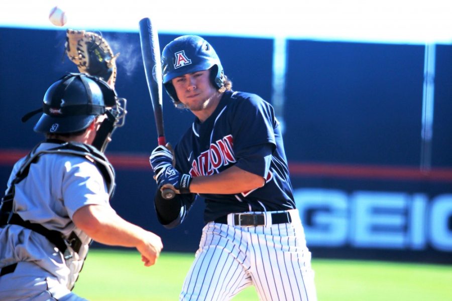 Cecilia Alvarez/ The Daily Wildcat

During Arizonas Baseball game 11-4 loss against Long Beach State at Hi Corbett field on March 5th, 2014. 