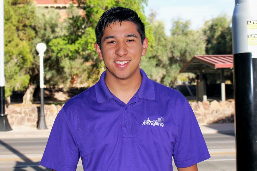 	ISSAC ORTEGA, newly elected president of ASUA for the 2014-2015 school year, has goals to create diversity within ASUA and connect with students.