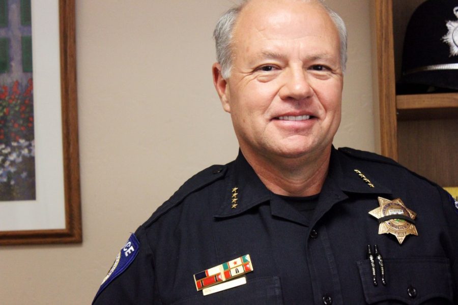 Savannah Douglas/The Daily Wildcat

Arizona Police Department Cmdr. Brian Seastone has been elected the new UAPD police chief. Seastone has been with the UA for over 33 years. 