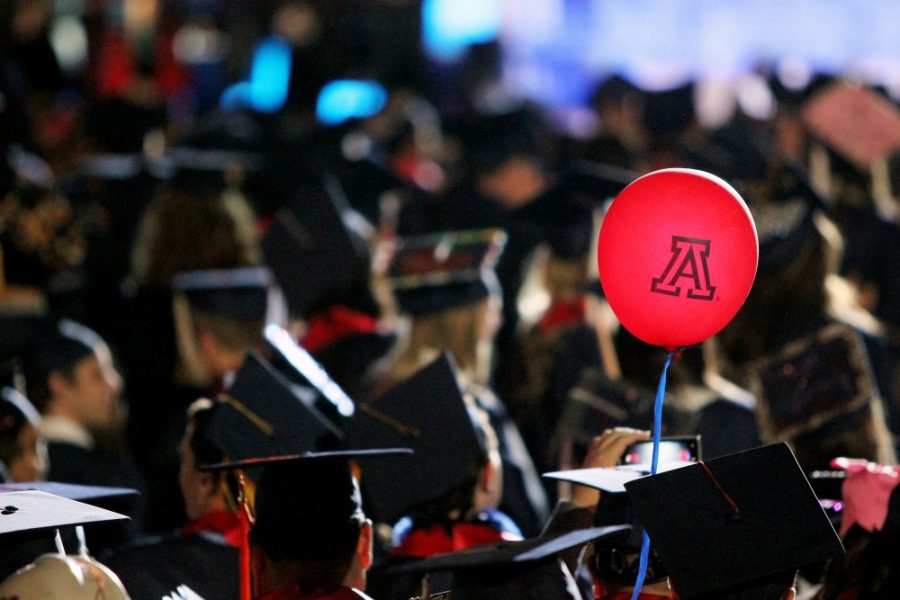 36%2C000+people+attended+The+University+of+Arizonas+150th+commencement+at+Arizona+Stadium+to+congratulate+the+graduates+in+2014.+The+ceremony+ended+with+fire%2C+smoke+and+fireworks%2C+and%26nbsp%3BWilbur+on+a+riser.