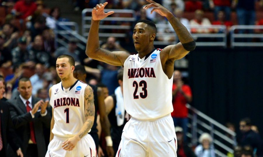 	Arizona junior guard Gabe York (left) and sophomore forward Rondae Hollis-Jefferson (right) are key members of basketball head coach Sean Miller’s rotation. York and Hollis-Jefferson could both see time in the starting lineup.