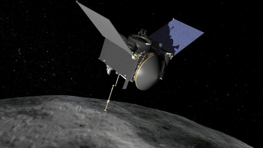 The OSIRIS-REx spacecraft launched in September 2016 to observe and collect a sample from an asteroid to help identify the origins of life. The spacecraft also carries a time capsule of tweets and Instragram posts.