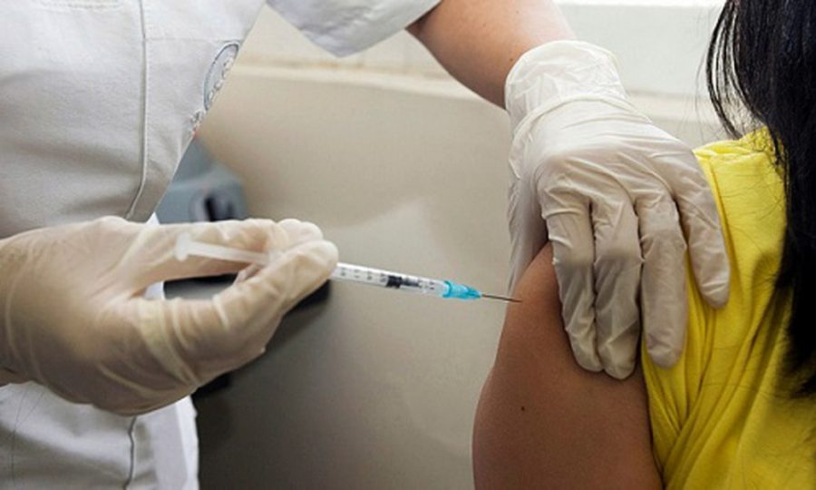 <p>Courtesy of Pan American Health Organization<br /><br />A child getting vaccinated at a health clinic.Concerns have grown among Arizona health officials over the decreasing rates of vaccinations in children.</p>