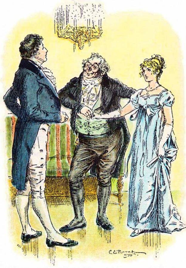 Pemberley BooksC. E. Brock illustration for the 1895 edition of Jane Austens novel Pride and Prejudice.
