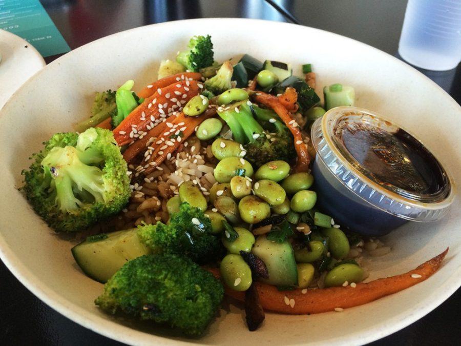The teriyaki veggie bowl at Goodness Fresh Food and Juice Bar is pure goodness. 