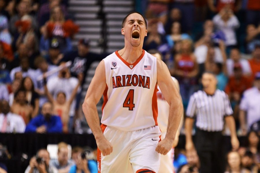 Arizona+guard+T.J.+McConnell+roars+in+victory+after+Arizonas+tense+70-64+win+against+UCLA+in+the+semifinals+of+the+Pac-12+Tournament+in+the+MGM+Grand+Garden+Arena+in+Las+Vegas%2C+Nev.%2C+on+Friday.