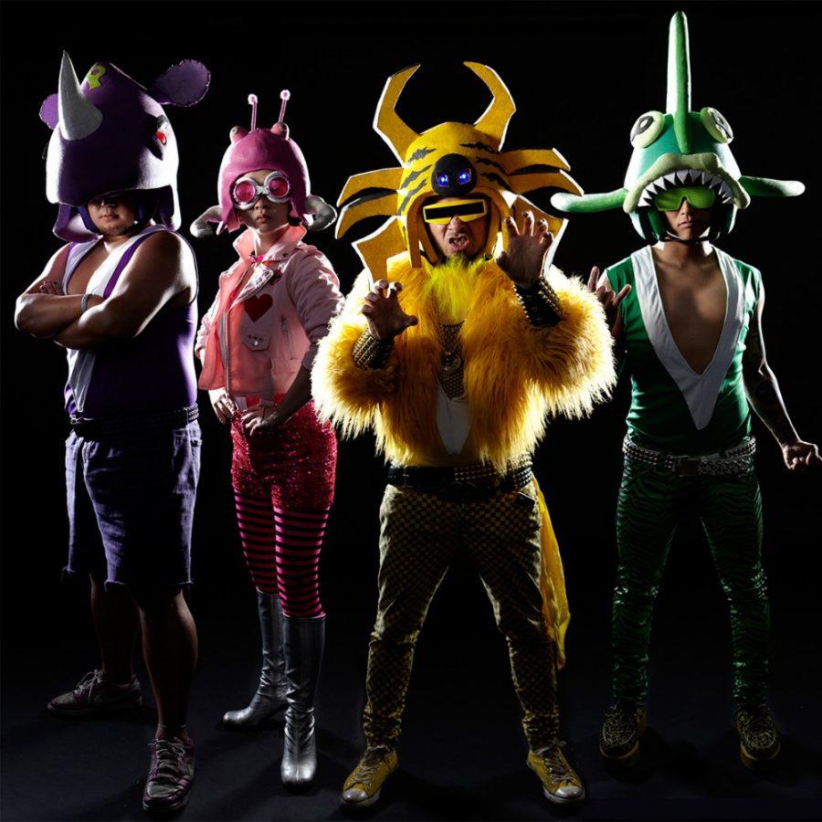 Courtesty+of+Peelander-ZThe+colorful+members+of+Japanese+action+comic+punk+band+Peelander-Z+strike+a+pose.+The+group+will+bring+its+signature+energy+to+Hotel+Congress+on+Thursday.