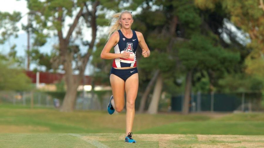 Courtesy+of+Arizona+AthleticsArizona+cross+country+athlete+Kayla+Ferron+runs+in+the+ASU+Cross+Country+Invitational+on+Friday%2C+Oct.+23.+Ferron+finished+second+in+last+years+event+for+the+women+and+finished+first+this+season.