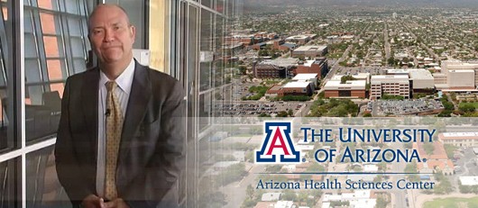 Courtesy of UA Arizona Health Sciences CenterUA College of Pharmacy Dean Jessie Lyle Bootman poses in a banner for the University of Arizona Health Sciences Center. Bootman has been indicted on several felony sexual assault charges.